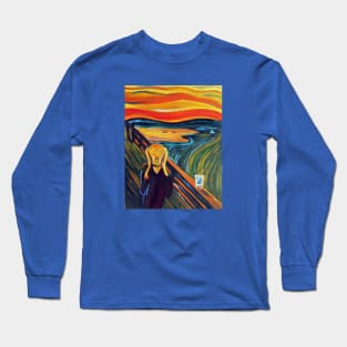 The Scream over an Empty Pint Long Sleeve T-Shirt